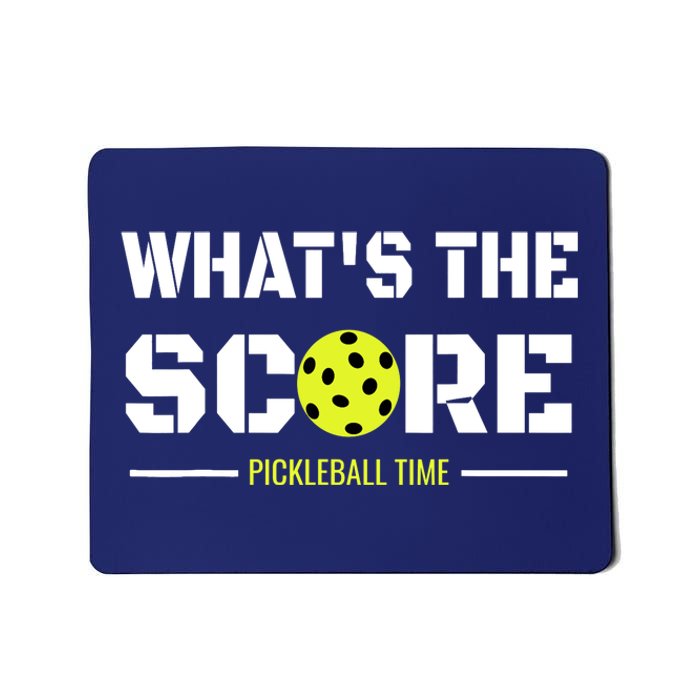 Gift For Pickleball Players With That What's The Score Mousepad