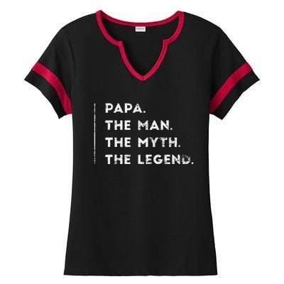 Gifts For Papa Birthday From Grandson Granddaughter Ladies Halftime Notch Neck Tee