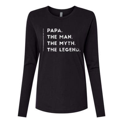 Gifts For Papa Birthday From Grandson Granddaughter Womens Cotton Relaxed Long Sleeve T-Shirt