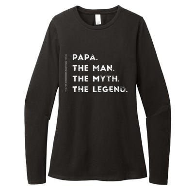 Gifts For Papa Birthday From Grandson Granddaughter Womens CVC Long Sleeve Shirt