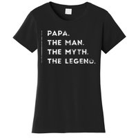 Gifts For Papa Birthday From Grandson Granddaughter Women's T-Shirt