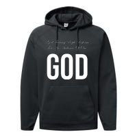 God Fearing People Perform For An Audience Of One God Performance Fleece Hoodie