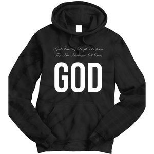 God Fearing People Perform For An Audience Of One God Tie Dye Hoodie