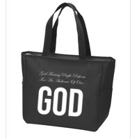 God Fearing People Perform For An Audience Of One God Zip Tote Bag