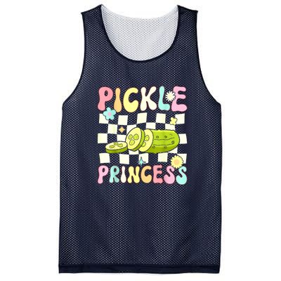 Groovy Funny Pickle Girl Cucumber Pickle Princess Gift Mesh Reversible Basketball Jersey Tank