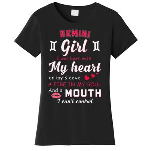 Gemini Funny Quote With Zodiac Sign Birthday Gift Women's T-Shirt