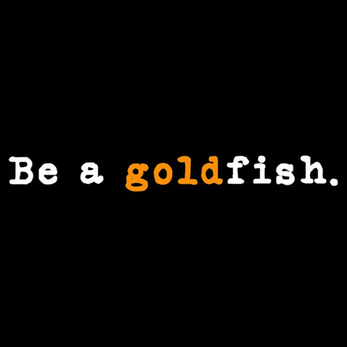 Goldfish Funny Quotes Be A Goldfish Backpack