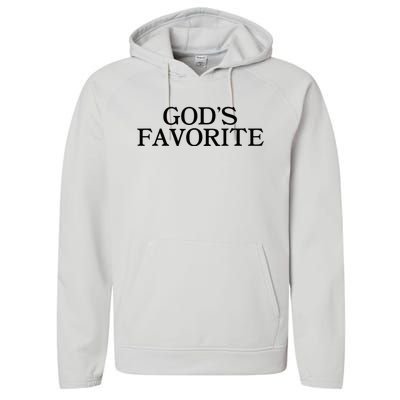 GodS Favorite Religion Love Church Christ Worship Slogan Performance Fleece Hoodie