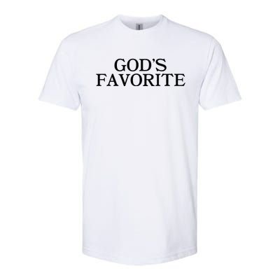 GodS Favorite Religion Love Church Christ Worship Slogan Softstyle CVC T-Shirt