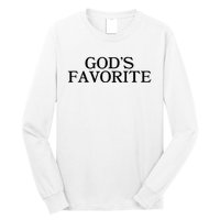 GodS Favorite Religion Love Church Christ Worship Slogan Long Sleeve Shirt