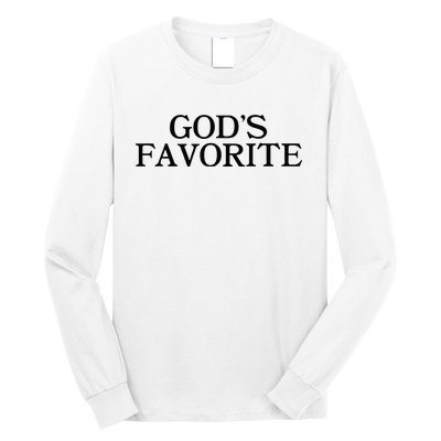 GodS Favorite Religion Love Church Christ Worship Slogan Long Sleeve Shirt