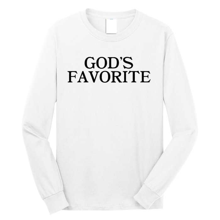 GodS Favorite Religion Love Church Christ Worship Slogan Long Sleeve Shirt