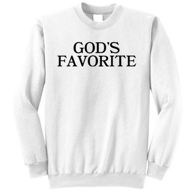 GodS Favorite Religion Love Church Christ Worship Slogan Sweatshirt