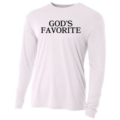 GodS Favorite Religion Love Church Christ Worship Slogan Cooling Performance Long Sleeve Crew