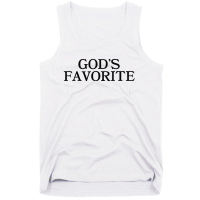 GodS Favorite Religion Love Church Christ Worship Slogan Tank Top