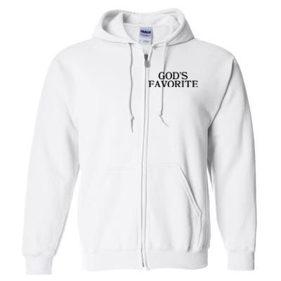 GodS Favorite Religion Love Church Christ Worship Slogan Full Zip Hoodie