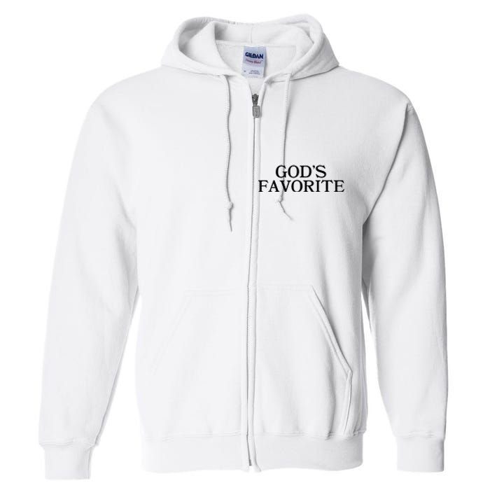 GodS Favorite Religion Love Church Christ Worship Slogan Full Zip Hoodie