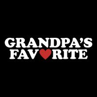 Grandpas Favorite Red Heart Cute Gift 16 in Basic Backpack