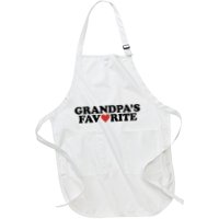Grandpas Favorite Red Heart Cute Gift Apron