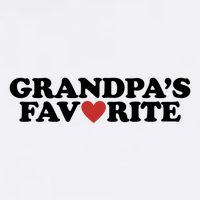 Grandpas Favorite Red Heart Cute Gift Apron
