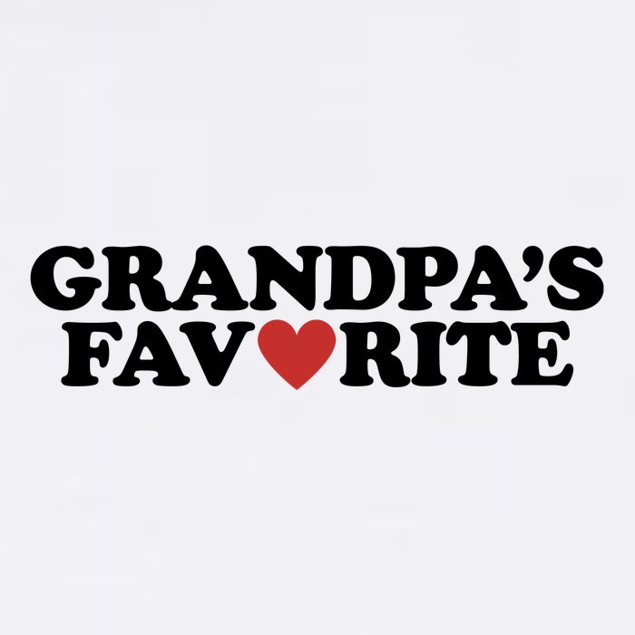 Grandpas Favorite Red Heart Cute Gift Apron