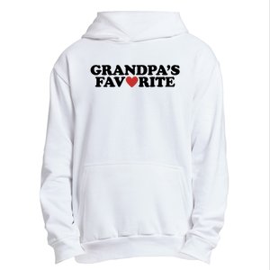 Grandpas Favorite Red Heart Cute Gift Urban Pullover Hoodie