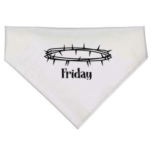 Good Friday Religious Holy Week Christian Jesus Thorn Crown Meaningful Gift USA-Made Doggie Bandana