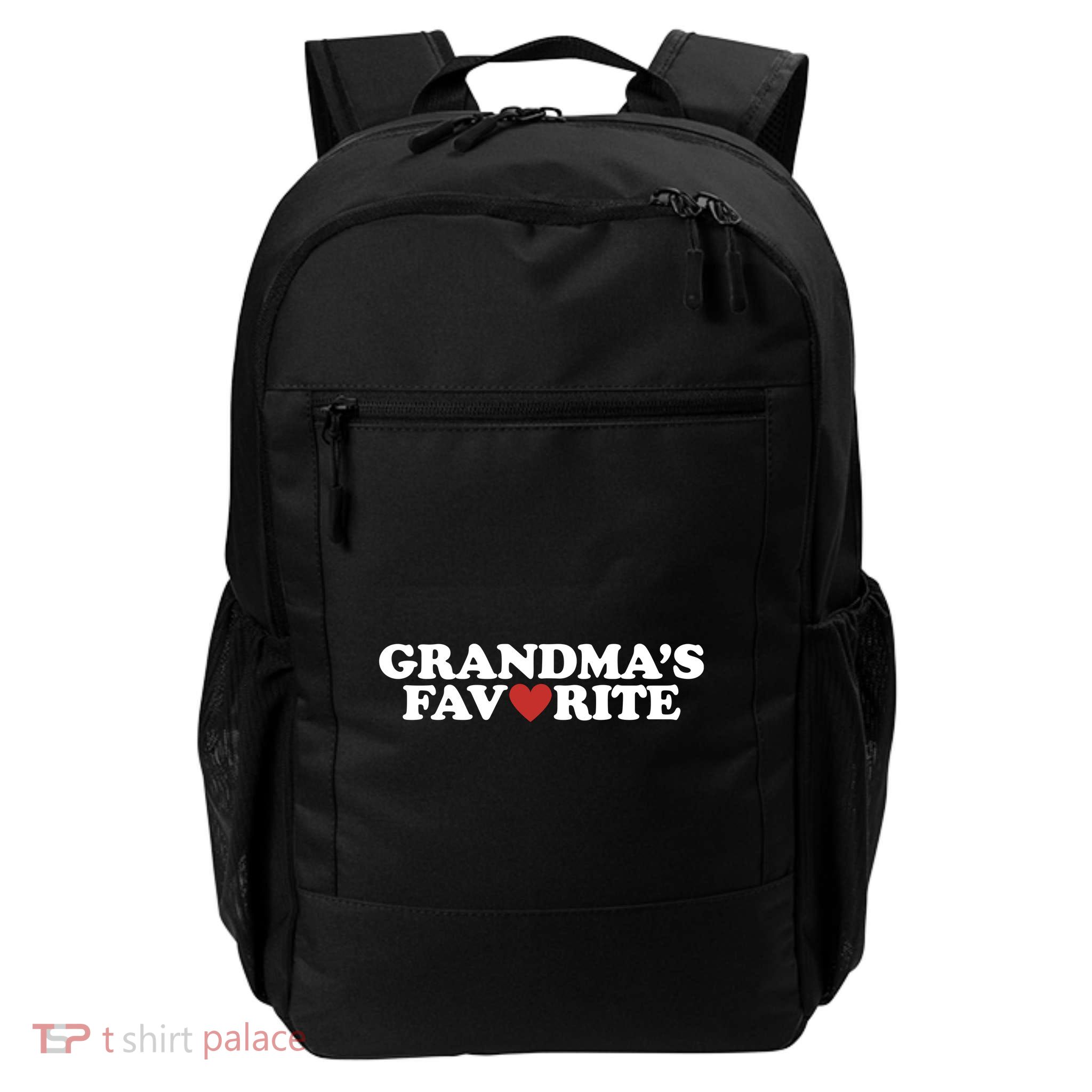 Grandmas Favorite Red Heart Cute Gift Backpack