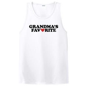 Grandmas Favorite Red Heart Cute Gift PosiCharge Competitor Tank