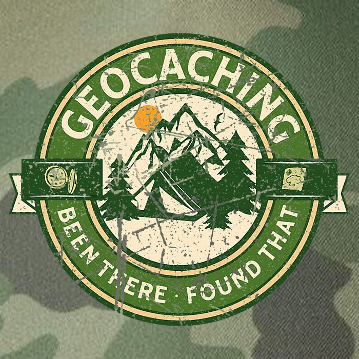 Geocaching Funny Retro Distressed Geocache Lover Legacy Tie Dye Trucker Hat