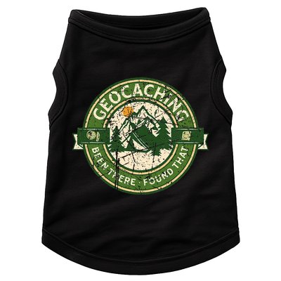 Geocaching Funny Retro Distressed Geocache Lover Doggie Tank