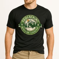 Geocaching Funny Retro Distressed Geocache Lover Performance Shirt