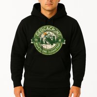 Geocaching Funny Retro Distressed Geocache Lover Hoodie