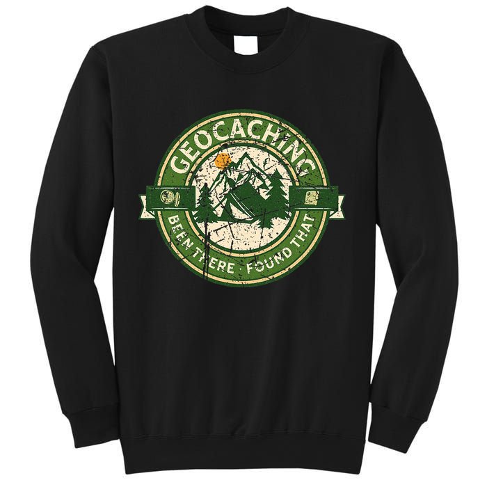 Geocaching Funny Retro Distressed Geocache Lover Sweatshirt