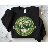 Geocaching Funny Retro Distressed Geocache Lover Sweatshirt