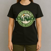 Geocaching Funny Retro Distressed Geocache Lover T-Shirt