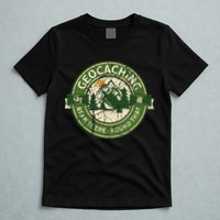 Geocaching Funny Retro Distressed Geocache Lover T-Shirt