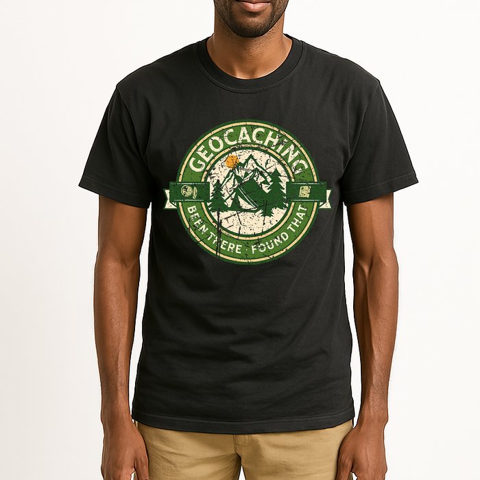 Geocaching Funny Retro Distressed Geocache Lover Tall T-Shirt
