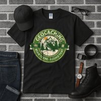 Geocaching Funny Retro Distressed Geocache Lover Tall T-Shirt