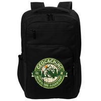 Geocaching Funny Retro Distressed Geocache Lover Impact Tech Backpack