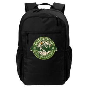 Geocaching Funny Retro Distressed Geocache Lover Daily Commute Backpack