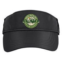 Geocaching Funny Retro Distressed Geocache Lover Adult Drive Performance Visor