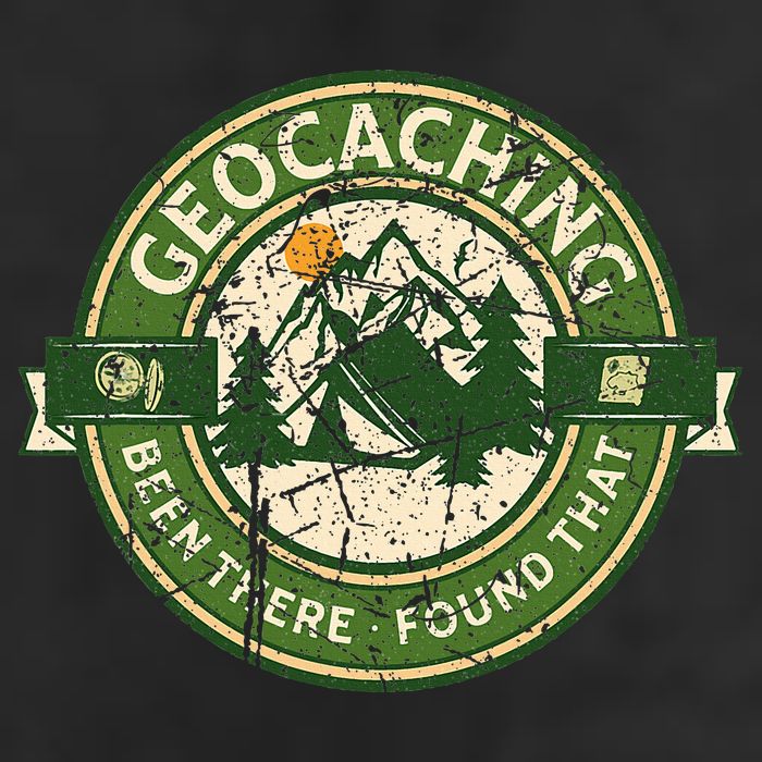 Geocaching Funny Retro Distressed Geocache Lover Beanie