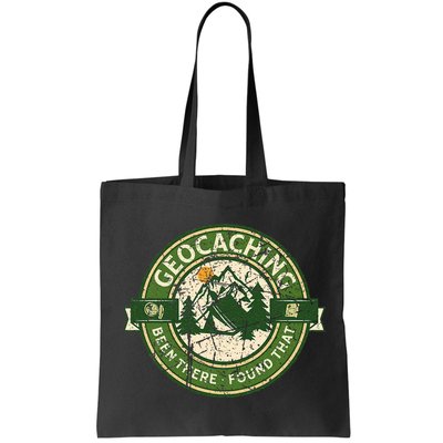Geocaching Funny Retro Distressed Geocache Lover Bag