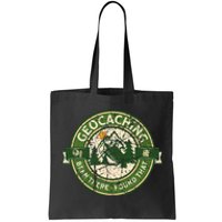 Geocaching Funny Retro Distressed Geocache Lover Tote Bag