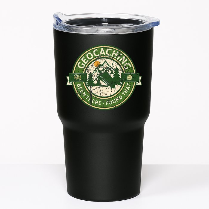 Geocaching Funny Retro Distressed Geocache Lover Tumbler