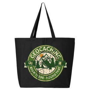 Geocaching Funny Retro Distressed Geocache Lover 25L Jumbo Tote