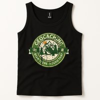 Geocaching Funny Retro Distressed Geocache Lover Tank Top