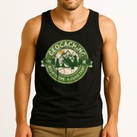 Geocaching Funny Retro Distressed Geocache Lover Tank Top