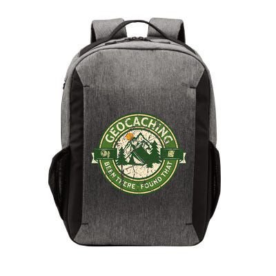 Geocaching Funny Retro Distressed Geocache Lover Vector Backpack
